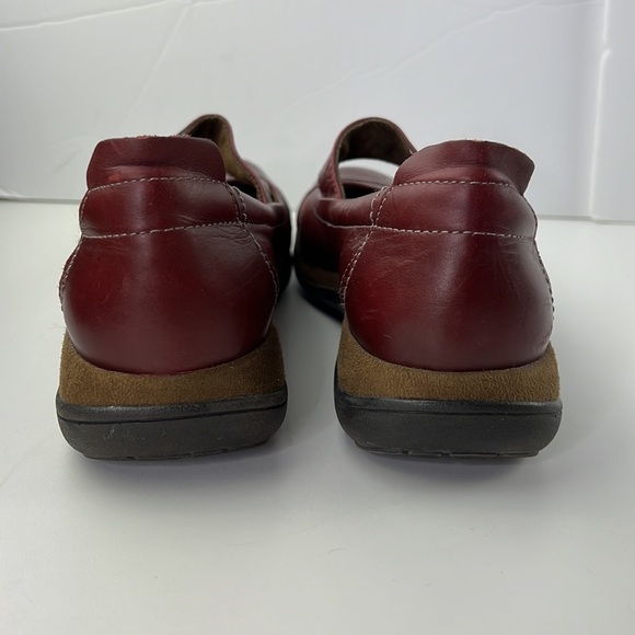 Romika leather wine mary jane shoes - Picture 5 of 11